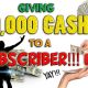 OMG! GIVING A SUBSCRIBER 100,000 in CASH! | Vlog #23
