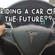 OMG! RIDING A TESLA (CAR OF THE FUTURE) REVIEW! | Vlog #62