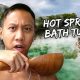 Rare Bath Tub Connected to a Hot Spring | Vlog # 503