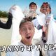 Cleaning Up A Beach | Vlog #457